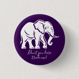 White Elephant Gag Gift Button