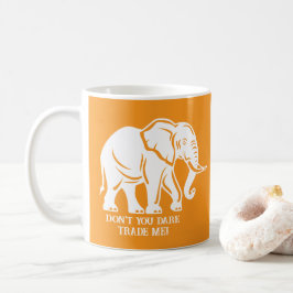 White Elephant Gag Gift Kaffeetasse