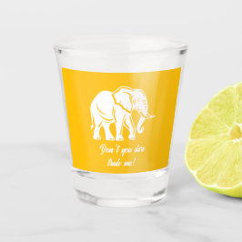 White Elephant Gag Gift Schnapsglas