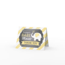 White Elephant Strip Print Vielen Dank