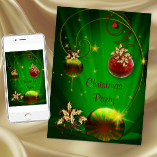 White Elephant Weihnachten-Party Einladungen