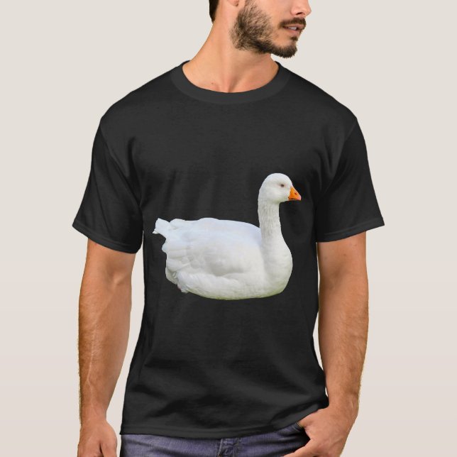 White Emden Goose T - Shirt (Vorderseite)