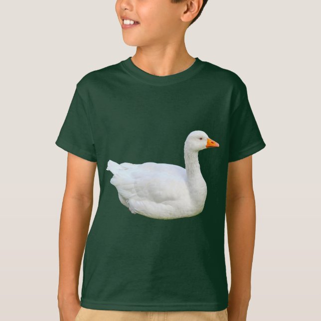 White Emden Goose T - Shirt (Vorderseite)