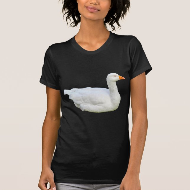 White Emden Goose T - Shirt (Vorderseite)