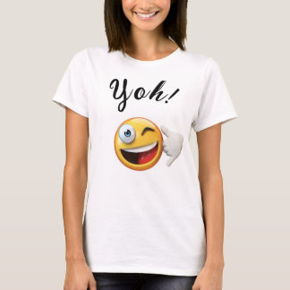 White Emoji T - Shirt, Yoh! T-Shirt