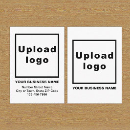 White Enclosure Card Begleitkarte