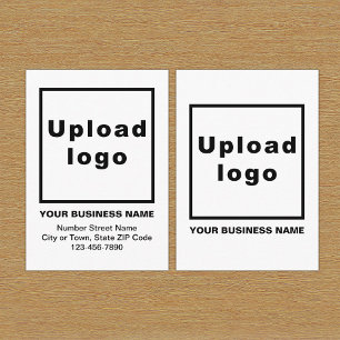 White Enclosure Card Begleitkarte