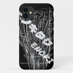 White Enoki Mushrooms Japanese Letters Fungus Food Case-Mate iPhone Hülle