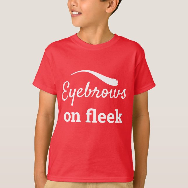 White Eyebrows on Fleek Trendy Flawless Style, ZFJ T-Shirt (Vorderseite)