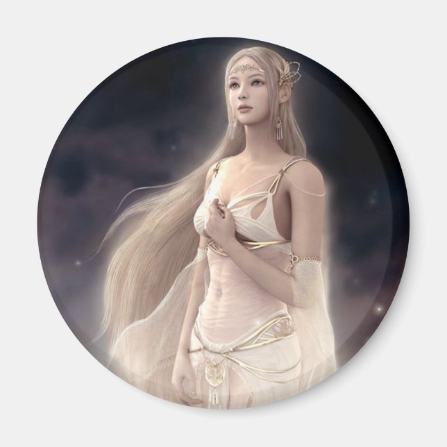 White Fairy Magnet (Vorne)