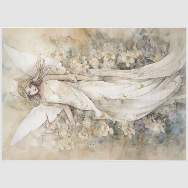 White Fairy Seidenpapier (Vorderseite)