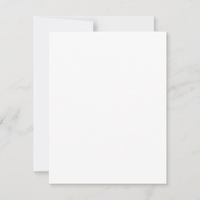 White Flat Holiday Card Feiertagskarte (Vorderseite)