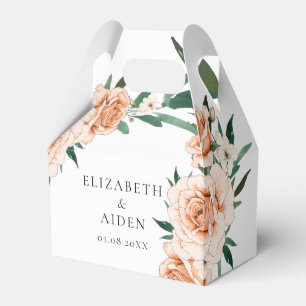 White Floral Wedding Collection Geschenkschachtel