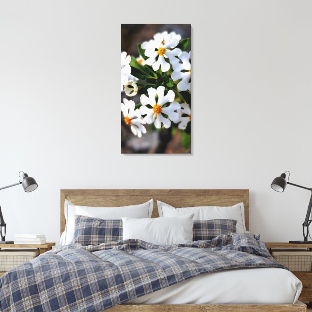 white flower spring flora collection leinwanddruck (Insitu (Schlafzimmer))