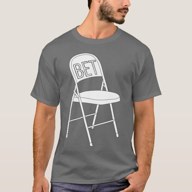 White Folding Chair BET Battle of Montgomery Alaba T-Shirt (Vorderseite)
