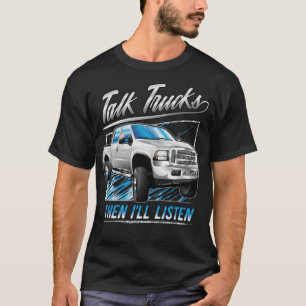 White Ford Truck cute workout lgbt T-Shirt
