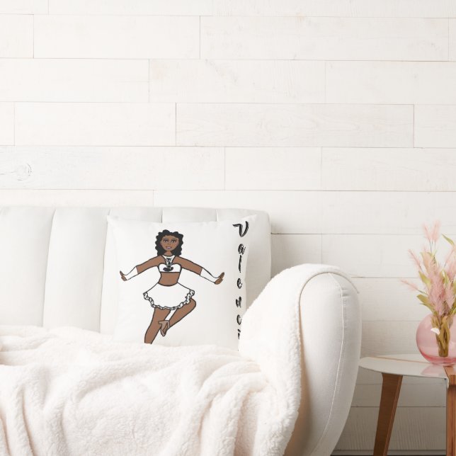 White Fox Dancer #1 Kissen (Liege)