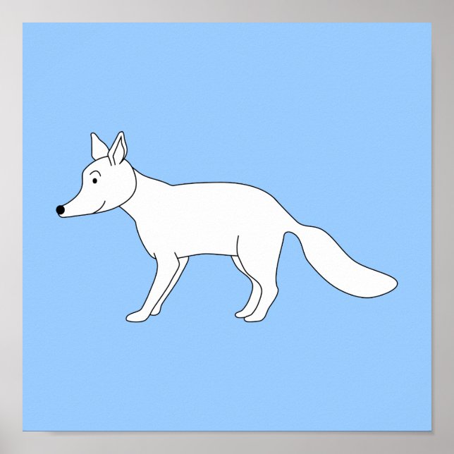White Fox. Poster (Vorne)