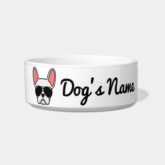 White French Bulldog Bowl Napf (Vorderseite)