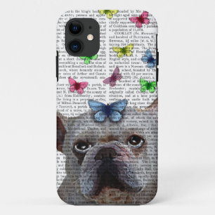 White French Bulldog und Butterfliegen Case-Mate iPhone Hülle