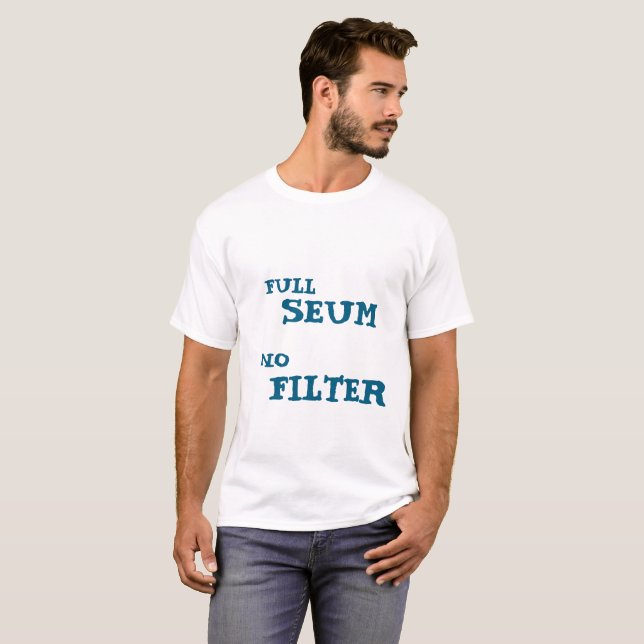 WHITE FRENCH FUNNY T-Shirt (Vorne ganz)