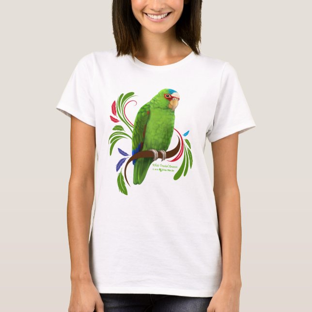 White Frontend Amazon T-Shirt (Vorderseite)