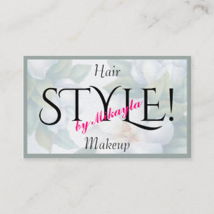 White Gardenia Beauty Events Räume Design Visitenkarte