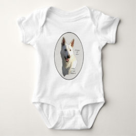 White German Shepherd Geschenke Baby Strampler