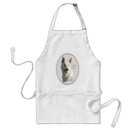 White German Shepherd Geschenke Schürze