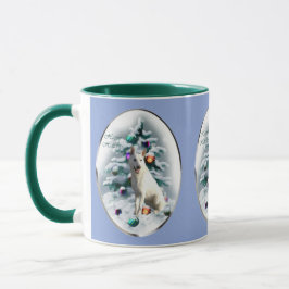 White German Shepherd Lovers Weihnachten Tasse