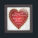 White Glitzer & Diamonds Wedding Keepake | Rot Kiste<br><div class="desc">Personalisieren Sie die Geschenkboxen des Jubiläums, die Sie für Ihre persönlichen Wünsche bereit halten. ✔ HINWEIS: ÄNDERN SIE NUR DIE VORLAGEBEREICHE, DIE SIE BENÖTIGEN! 😀 Sie können den Text bei Bedarf entfernen und neu hinzufügen, was immer Sie möchten und welchen Schriftart Sie möchten. 📌 Wenn Sie weitere Anpassungen benötigen, klicken...</div>