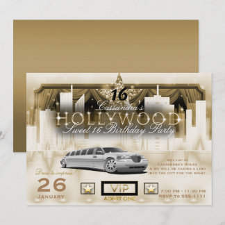 White Gold City Night Lights Limywood Party Einladung