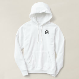 White & Gold Design Kollektion Hoodie