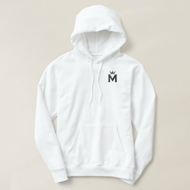 White & Gold Design Kollektion Hoodie (Design vorne)