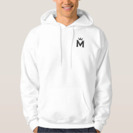 White & Gold Design Kollektion Hoodie