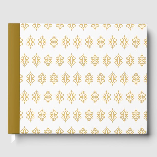 White Gold Lace Gästebuch (Vorderseite)