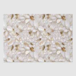White Gold Lotus Blume Seidenpapier