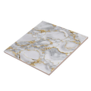 White Gold Popular Marble Agate Collection Fliese