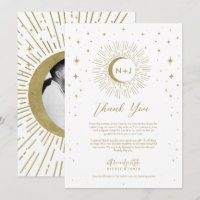 White Gold Stars Celestial Sunburst Moon Vielen Da