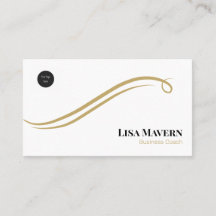 White & Gold Swirl Luxus