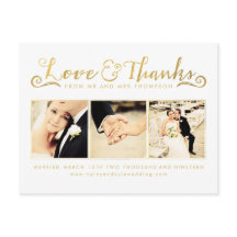 White Gold Vielen Dank Script Typografy Foto