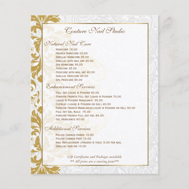 White Gold Vintag Lace Flyer (Vorne)