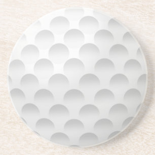 White Golf Ball Design Getränkeuntersetzer