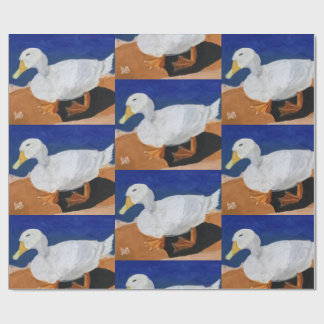 White Goose Geschenkpapier