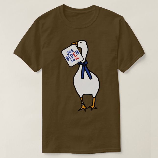 White Goose mit Joe 2024 Sign T-Shirt (Design vorne)