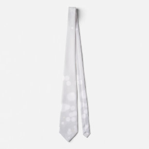 White Gradient Snowflake Neck Tie Krawatte