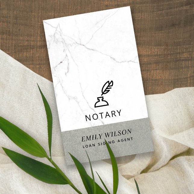 WHITE GRAY MARBLE STONE TEXTURE FEAADER NIB NOTARY VISITENKARTE (Von Creator hochgeladen)