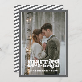 White & Gray Newlyweds Weihnachten