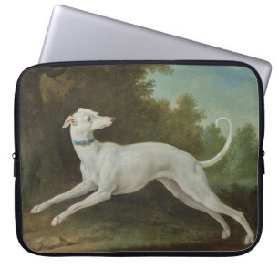 White Greyhound Dog (von Jean-Baptiste Oudry) Laptopschutzhülle