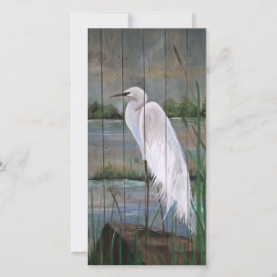 White Heron Karte